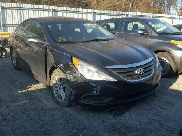 5NPEB4AC4EH938867 - 2014 HYUNDAI SONATA GLS BLACK photo 1