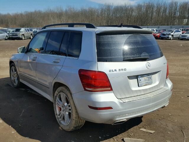 WDCGG8JBXDG025682 - 2013 MERCEDES-BENZ GLK 350 4M GRAY photo 3