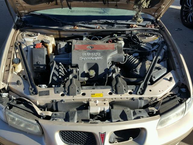 1G2WR1219YF193743 - 2000 PONTIAC GRAND PRIX GOLD photo 7