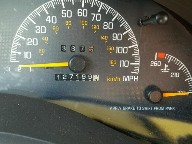 1G2WR1219YF193743 - 2000 PONTIAC GRAND PRIX GOLD photo 8