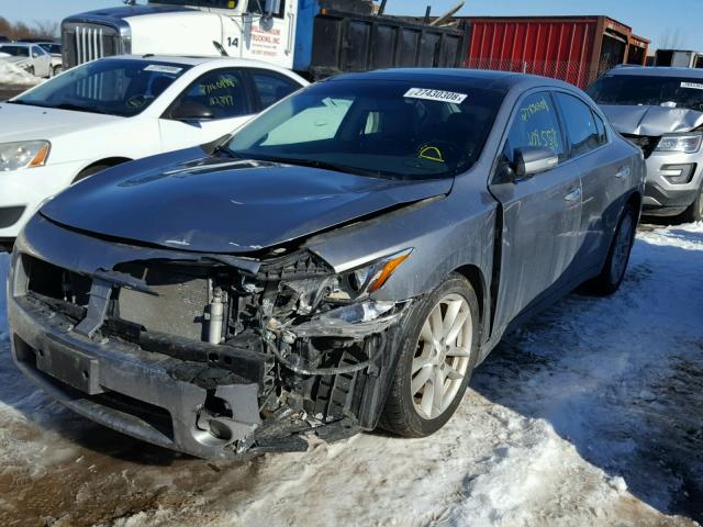 1N4AA51E89C822782 - 2009 NISSAN MAXIMA S SILVER photo 2