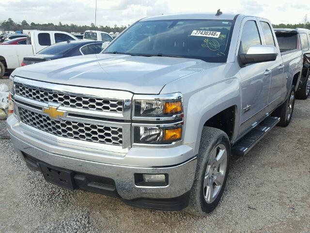 1GCRCREH4EZ244478 - 2014 CHEVROLET SILVERADO SILVER photo 2