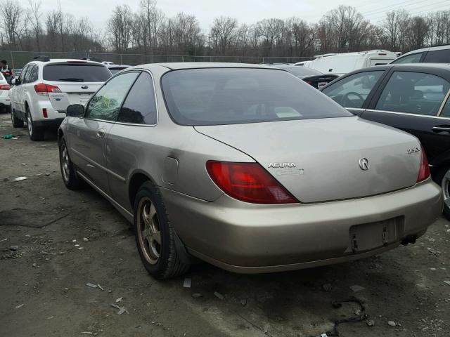 19UYA3159XL002612 - 1999 ACURA 2.3CL GOLD photo 3