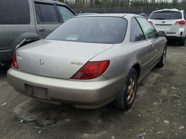 19UYA3159XL002612 - 1999 ACURA 2.3CL GOLD photo 4