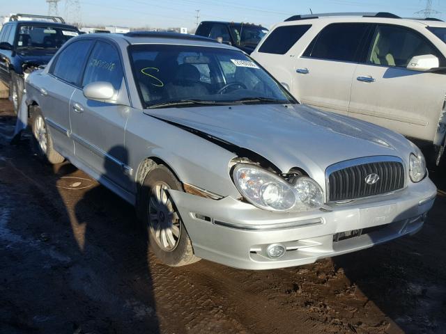 KMHWF35H42A578491 - 2002 HYUNDAI SONATA GLS SILVER photo 1