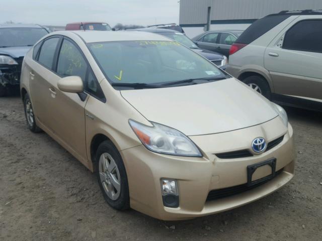 JTDKN3DU2A0175120 - 2010 TOYOTA PRIUS TAN photo 1