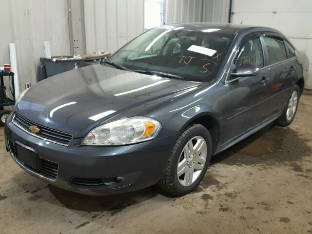 2G1WB5EN2A1188699 - 2010 CHEVROLET IMPALA LT GRAY photo 2