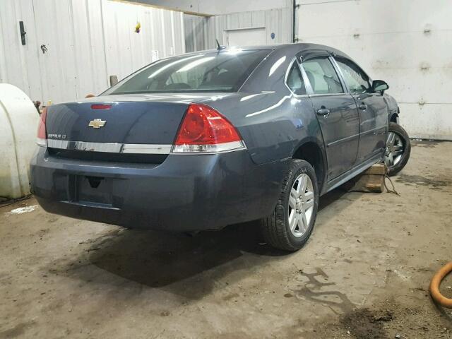 2G1WB5EN2A1188699 - 2010 CHEVROLET IMPALA LT GRAY photo 4