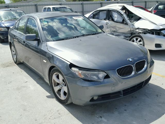 WBANE53537CY06836 - 2007 BMW 525 I GRAY photo 1