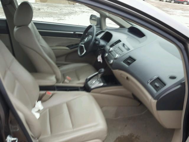 19XFA16919E033029 - 2009 HONDA CIVIC EXL 灰色 照片 5