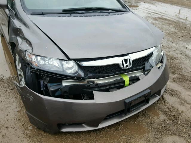 19XFA16919E033029 - 2009 HONDA CIVIC EXL 灰色 照片 9