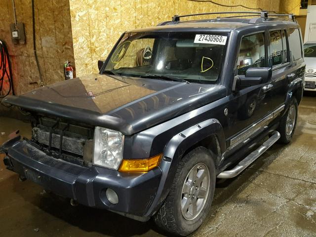 1J8HG68228C152954 - 2008 JEEP COMMANDER BLUE photo 2