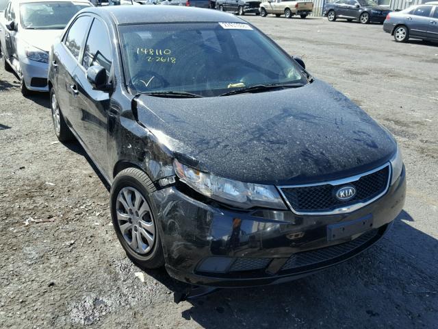 KNAFU4A26A5067290 - 2010 KIA FORTE EX BLACK photo 1