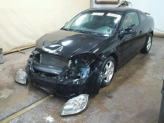 1G2AL15F477395448 - 2007 PONTIAC G5 BLACK photo 2