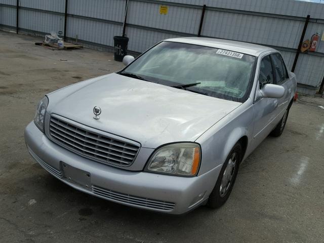 1G6KD54Y83U192990 - 2003 CADILLAC DEVILLE SILVER photo 2