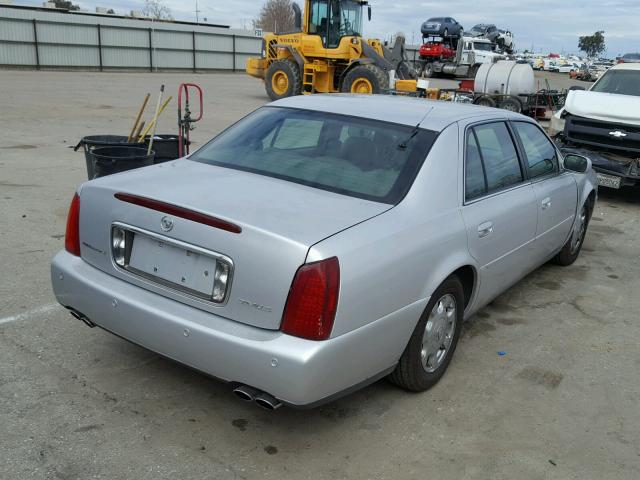 1G6KD54Y83U192990 - 2003 CADILLAC DEVILLE SILVER photo 4