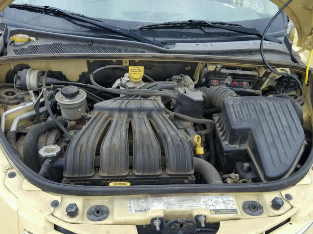 3A4FY58B67T626035 - 2007 CHRYSLER PT CRUISER YELLOW photo 7