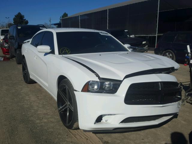 2C3CDXBGXEH346360 - 2014 DODGE CHARGER SE WHITE photo 1