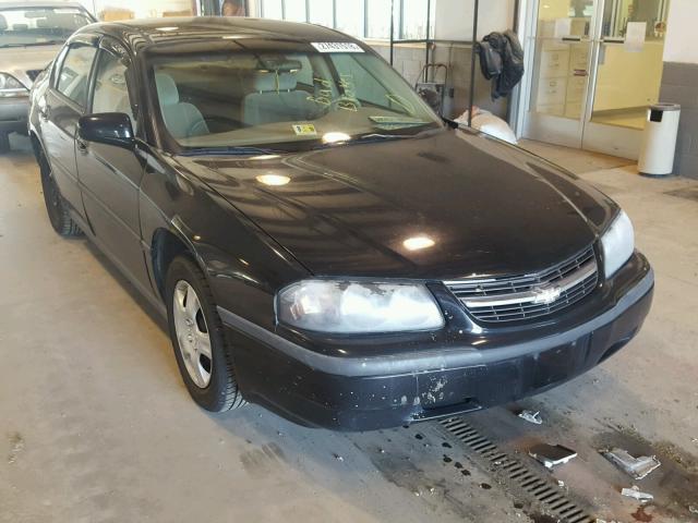 2G1WF55E659254005 - 2005 CHEVROLET IMPALA BLACK photo 1