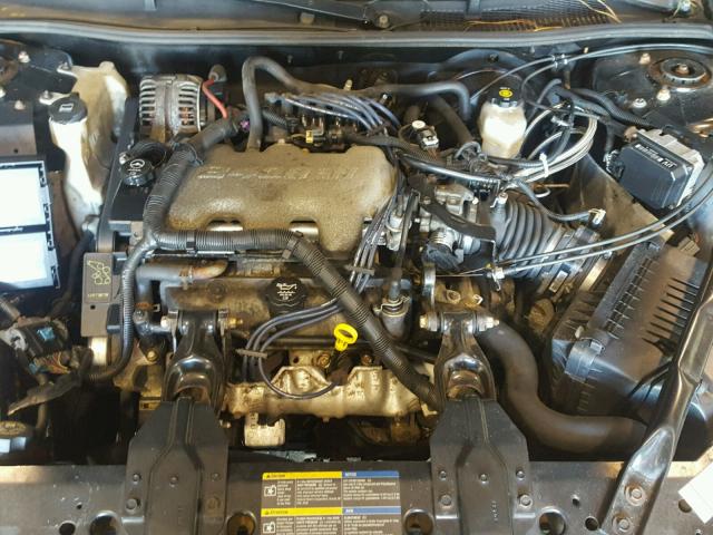 2G1WF55E659254005 - 2005 CHEVROLET IMPALA BLACK photo 7