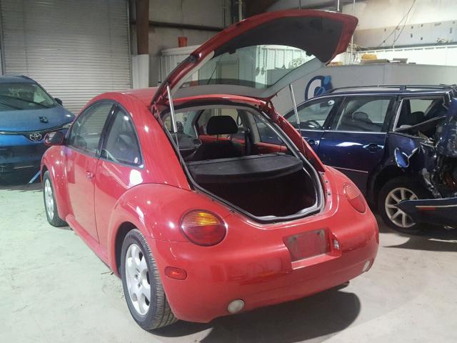 3VWCP21C73M402321 - 2003 VOLKSWAGEN NEW BEETLE 红色 照片 3