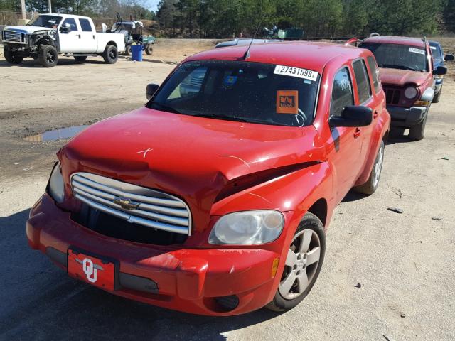 3GNDA13D78S640821 - 2008 CHEVROLET HHR LS RED photo 2