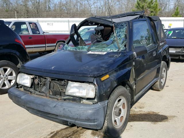 2CNBEA862W6926369 - 1998 CHEVROLET TRACKER BLACK photo 2