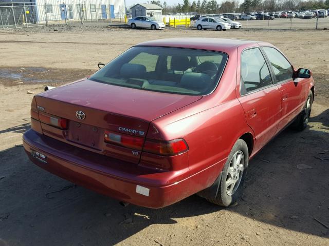 JT2BF22K4W0138272 - 1998 TOYOTA CAMRY CE RED photo 4