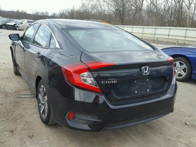 19XFC2F70GE064915 - 2016 HONDA CIVIC EX Սև լուսանկար 3