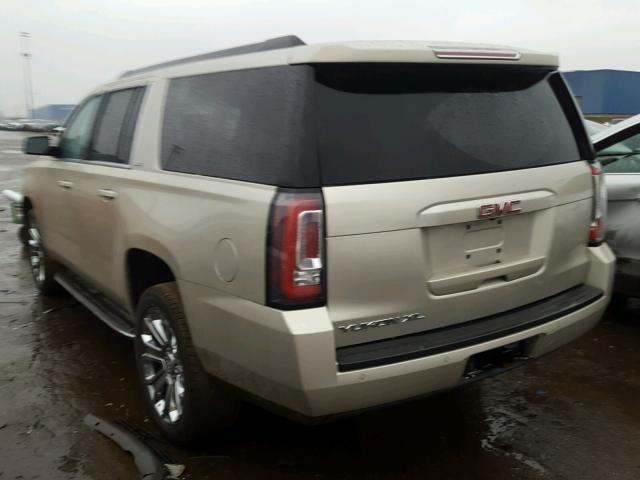 1GKS2GKC2FR154317 - 2015 GMC YUKON XL K GOLD photo 3