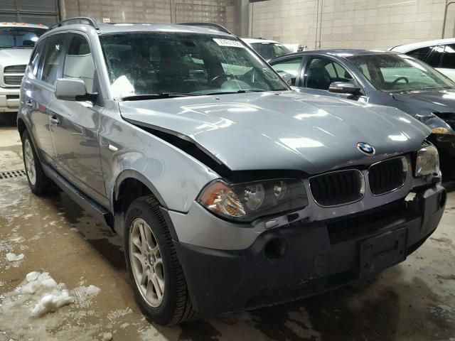 WBXPA73414WB28890 - 2004 BMW X3 2.5I SILVER photo 1