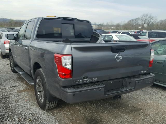 1N6AA1E63HN532049 - 2017 NISSAN TITAN SV GRAY photo 3