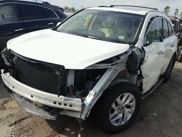 5FRYD3H45FB006126 - 2015 ACURA MDX TECHNO WHITE photo 2