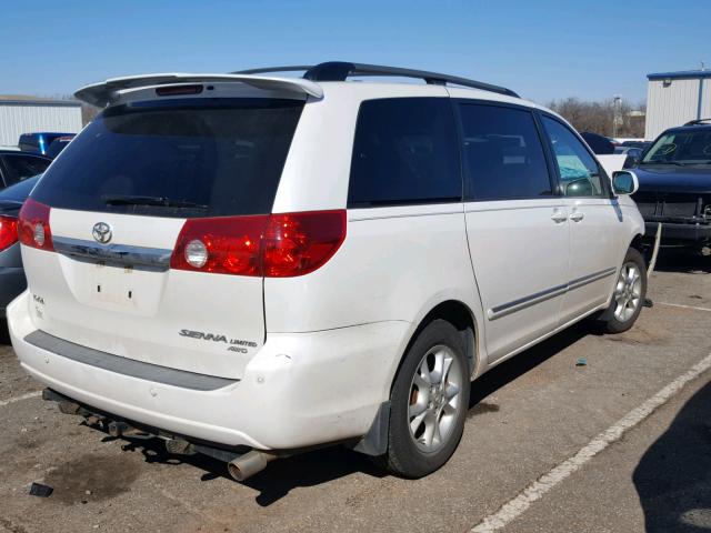 5TDBA22C96S071504 - 2006 TOYOTA SIENNA XLE WHITE photo 4