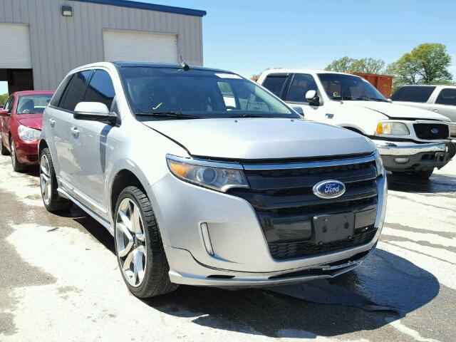 2FMDK3AK5DBA08835 - 2013 FORD EDGE SPORT SILVER photo 1