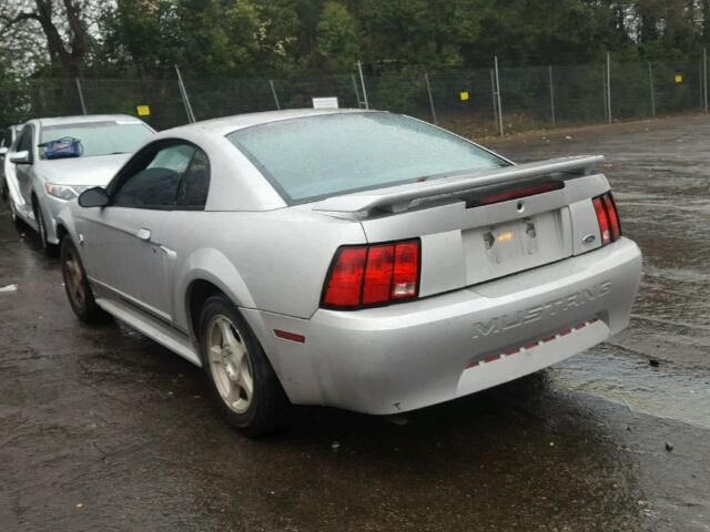 1FAFP40414F122939 - 2004 FORD MUSTANG SILVER photo 3