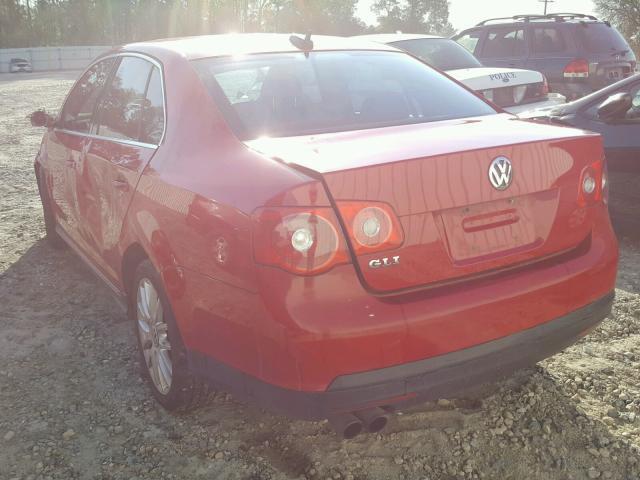 3VWXJ71K76M686139 - 2006 VOLKSWAGEN JETTA GLI RED photo 3