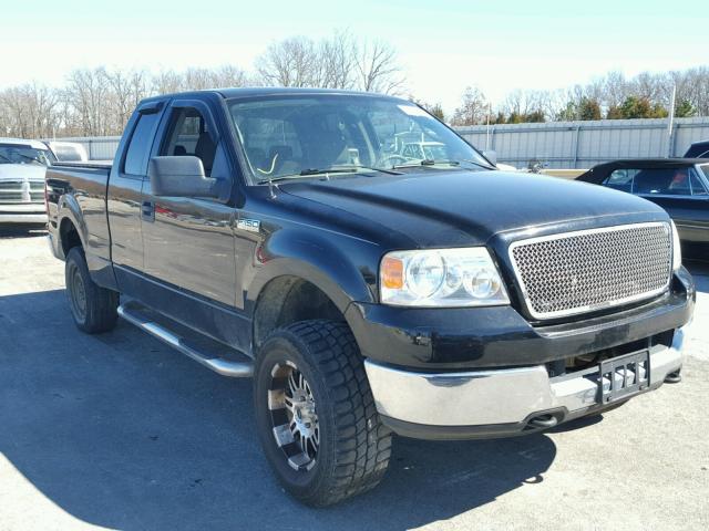 1FTPX145X5NB06343 - 2005 FORD F150 BLACK photo 1