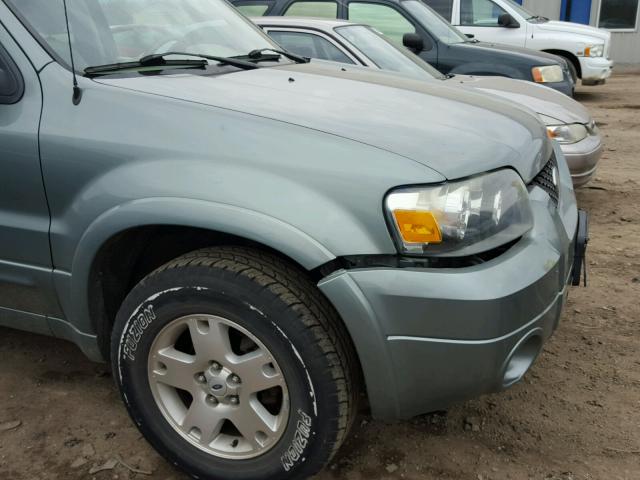 1FMYU04196KA38779 - 2006 FORD ESCAPE LIM GREEN photo 9