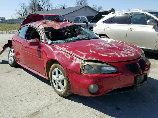 2G2WP552161247543 - 2006 PONTIAC GRAND PRIX RED photo 1