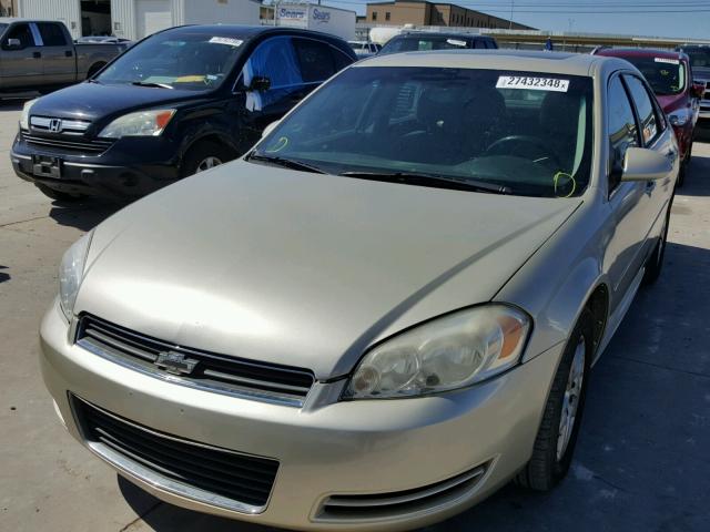 2G1WG5E35C1170796 - 2012 CHEVROLET IMPALA LT TAN photo 2