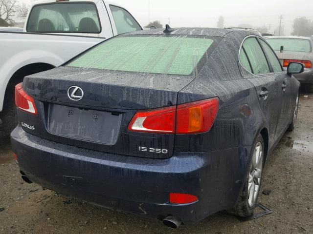 JTHBF5C28A5123291 - 2010 LEXUS IS 250 BLUE photo 4