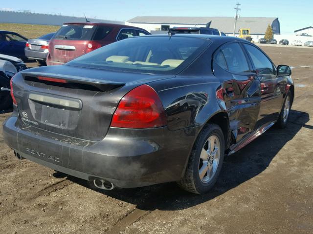 2G2WP582181151152 - 2008 PONTIAC GRAND PRIX CHARCOAL photo 4