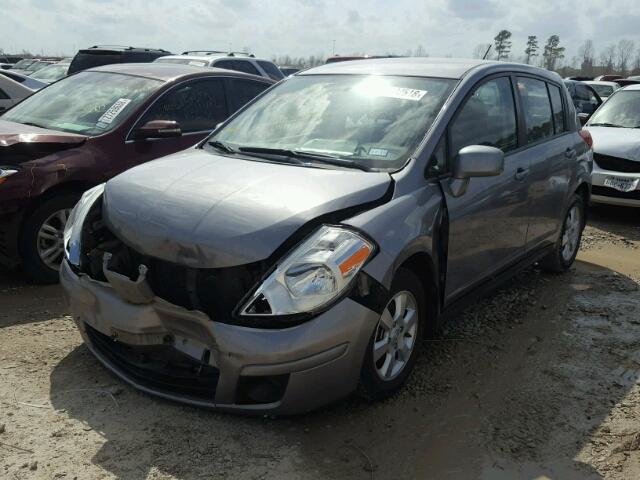 3N1BC1CP7CK208603 - 2012 NISSAN VERSA S GRAY photo 2