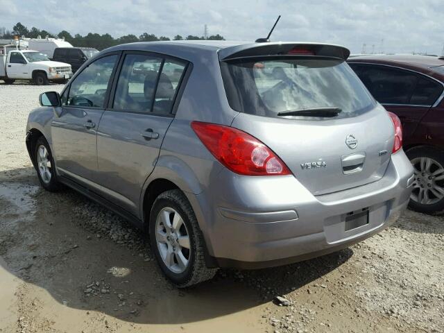 3N1BC1CP7CK208603 - 2012 NISSAN VERSA S GRAY photo 3