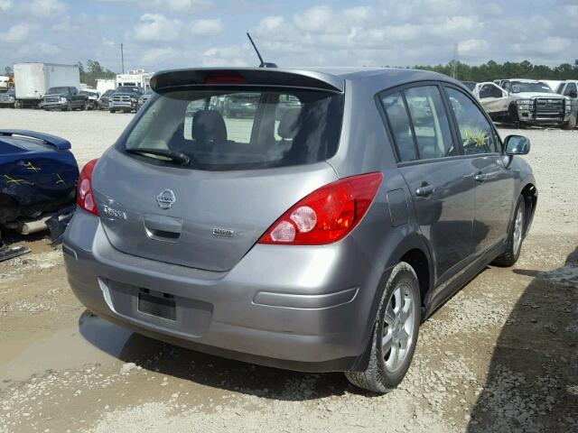 3N1BC1CP7CK208603 - 2012 NISSAN VERSA S GRAY photo 4