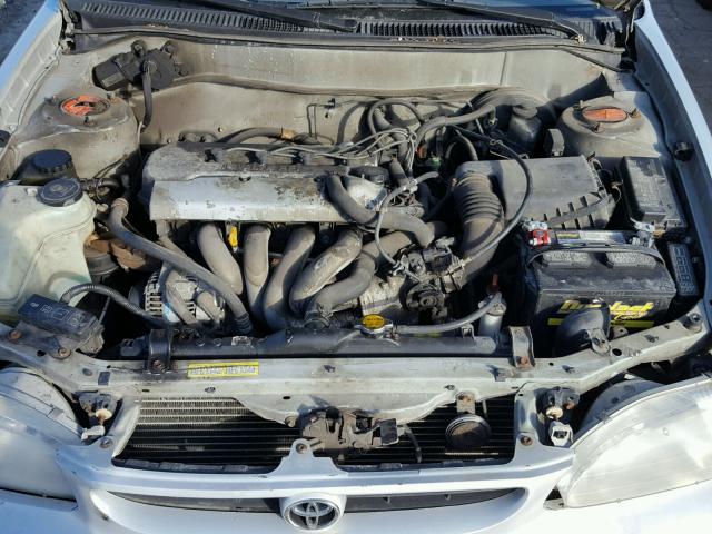 1NXBR12E4XZ220026 - 1999 TOYOTA COROLLA VE SILVER photo 7