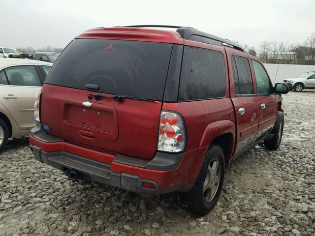 1GNET16SX56142945 - 2005 CHEVROLET TRAILBLAZE RED photo 4