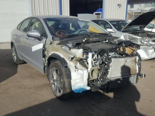 3FA6P0HDXHR297941 - 2017 FORD FUSION SE SILVER photo 1