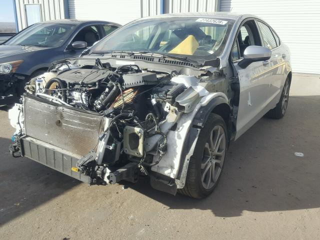 3FA6P0HDXHR297941 - 2017 FORD FUSION SE SILVER photo 2